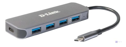 D-Link DUB-2340 huby i koncentratory USB Type-C 5000 Mbit/s Szary