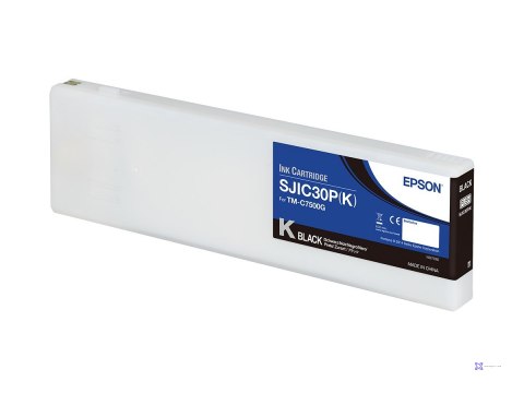 Epson SJIC30P(K): Ink cartridge for ColorWorks C7500G (Black)