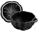 Mini garnek ZWILLING STAUB 40508-549-0 Mini Cocotte Pumpkin okrągły dynia - czarny 700ml