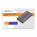 QOLTEC OBUDOWA NA DYSK M.2 SSD | SATA | NVME | RGB LED | USB-C | 4TB