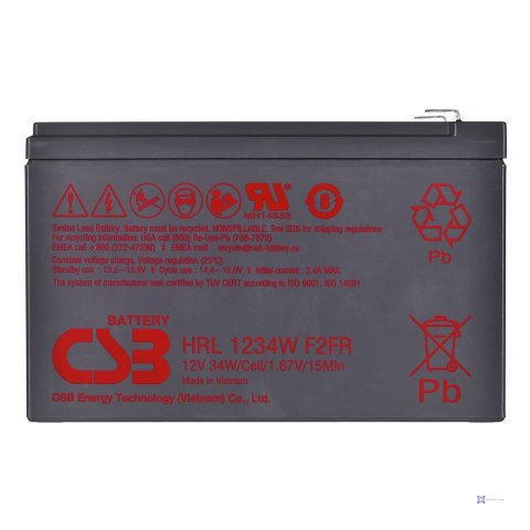 Akumulator CSB HRL1234WF2FR 12V 9Ah