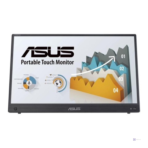 Monitor Asus 15,6" ZenScreen Touch MB16AMTR Portable Monitor MiniHDMI 2xUSB-C głośniki