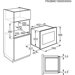 Kuchenka mikrofalowa Electrolux LMS2203EMX (700W; kolor czarny)