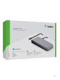 Stacja dokująca + zasilacz Belkin Thunderbolt 3 Dock Pro 170W PSU 1xDisplayPort/5xUSB-A/1xUSB-C/2xThunderbolt 3/1xRJ45 Gigabit/1