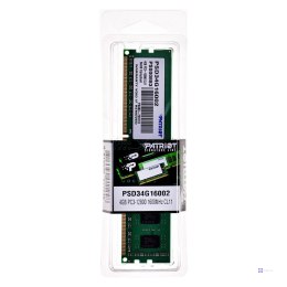 Pamięć Patriot Memory PSD34G16002 (DDR3 ECC; 1 x 4 GB; 1600 MHz; CL11)