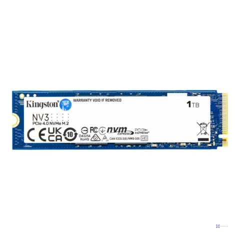 Kingston Technology NV3 1 TB M.2 PCI Express 4.0 NVMe 3D NAND