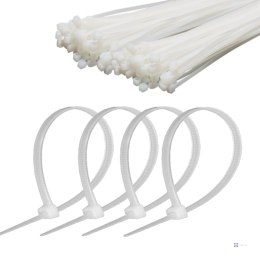 Opaska zaciskowa 3,6 mm/20 cm biała Cabletech 100szt.