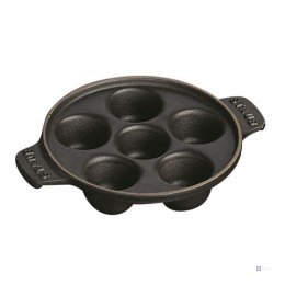 Staub Snail dish Okrągły Żeliwo Czarny 1 szt.