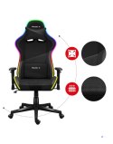 Fotel gamingowy Huzaro Force 6.2 Black RGB