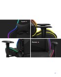 Fotel gamingowy Huzaro Force 6.2 Black RGB