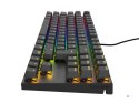 GENESIS THOR 303 TKL klawiatura Gaming USB QWERTY US English Czarny