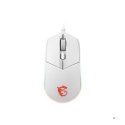 MSI CLUTCH GM11 WHITE myszka Oburęczny USB Typu-A Optyczny 5000 DPI