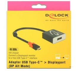 DeLOCK 63312 zewnętrzna karta graficzna usb 4096 x 2160 px Czarny