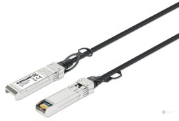 Intellinet 508391 kabel InfiniBand / światłowodowy 1 m SFP+ Czarny, Srebrny