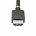 StarTech.com 148B-HDMI-DP-8K adapter kablowy 0,3 m HDMI Typu A (Standard) DisplayPort Czarny, Srebrny