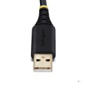 StarTech.com 2P1FFC-USB-SERIAL zmieniacz płci / kabli USB-A 2 x DB-9 RS-232 Czarny, Szary