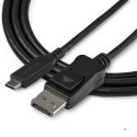 StarTech.com CDP2DP141MB adapter kablowy 1 m DisplayPort USB Type-C Czarny