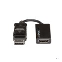 StarTech.com DP2HD4K60S adapter kablowy 0,215 m DisplayPort HDMI Czarny