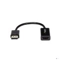 StarTech.com DP2HD4KS adapter kablowy 0,15 m DisplayPort HDMI Typu A (Standard) Czarny