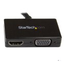 StarTech.com DP2HDVGA adapter kablowy 0,15 m Czarny