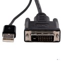 StarTech.com DVI2DP2 adapter kablowy 0,254 m DVI-D DisplayPort Czarny