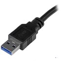 StarTech.com USB312SAT3CB zmieniacz płci / kabli USB 3.1 A SATA 7+15 pin Czarny