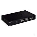 D-Link DGS-1100-16V2 łącza sieciowe Zarządzany L2 Gigabit Ethernet (10/100/1000) Czarny