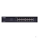 D-Link DGS-1100-16V2 łącza sieciowe Zarządzany L2 Gigabit Ethernet (10/100/1000) Czarny