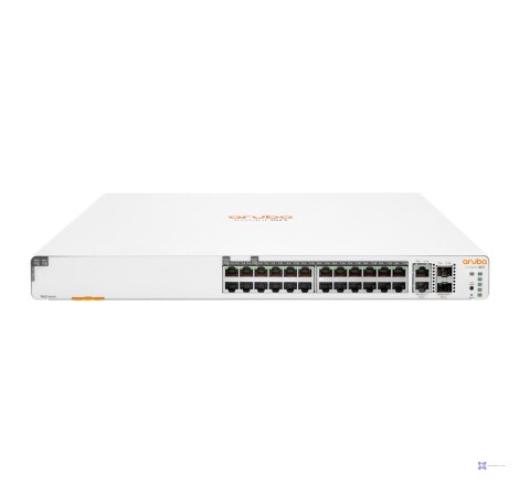 Aruba Instant On 1960 24G 20p Class4 4p Class6 PoE 2XGT 2SFP+ 370W Zarządzany L2+ Gigabit Ethernet (10/100/1000) Obsługa PoE 1U 