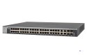 NETGEAR XS748T-100NES łącza sieciowe Zarządzany L2+/L3 10G Ethernet (100/1000/10000) Czarny