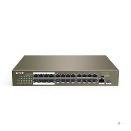 Switch PoE Tenda TEF1126P-24-250W (1x 10/100/1000Mbps, 24x 10/100Mbps)