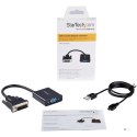 StarTech.com DVI2VGAE adapter kablowy 0,19 m Czarny