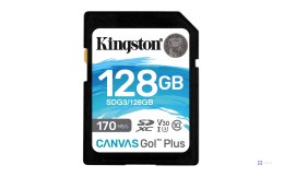 KINGSTON microSDXC Canvas Go Plus 170R C10 UHS-I U3 V30 128GB