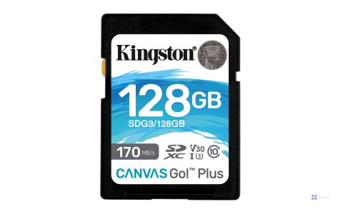 KINGSTON microSDXC Canvas Go Plus 170R C10 UHS-I U3 V30 128GB