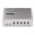 StarTech.com 10G5A2CS-USB-C-HUB huby i koncentratory USB 3.2 Gen 2 (3.1 Gen 2) Type-C 10000 Mbit/s Srebrny