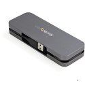 StarTech.com HB30AM4AB huby i koncentratory USB 3.2 Gen 1 (3.1 Gen 1) Type-A 5000 Mbit/s Czarny, Szary