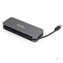 StarTech.com HB30AM4AB huby i koncentratory USB 3.2 Gen 1 (3.1 Gen 1) Type-A 5000 Mbit/s Czarny, Szary