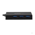 StarTech.com HB30C3A1CFB huby i koncentratory USB 3.2 Gen 1 (3.1 Gen 1) Type-C 5000 Mbit/s Czarny