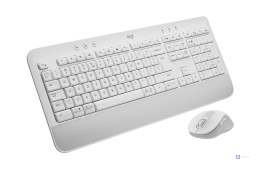 Logitech Signature MK650 Combo For Business klawiatura Dołączona myszka Biuro Bluetooth QWERTZ Niemiecki Biały