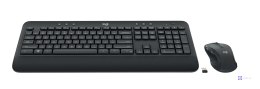 Logitech MK545 ADVANCED Wireless Keyboard and Mouse Combo klawiatura Dołączona myszka Uniwersalne USB QWERTZ Niemiecki Czarny