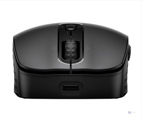 Mysz HP 690 Qi-Charging Rechargeable Wireless Mouse Black bezprzewodowa z akumulatorem czarna 7M1D4AA