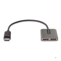 StarTech.com MST14DP122DP adapter kablowy 0,3 m DisplayPort 2 x DVI Szary