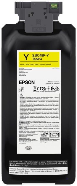 Epson SJIC48P-Y nabój z tuszem 1 szt. Oryginalny Żółty