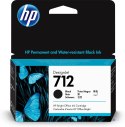 HP Czarny wkład atramentowy 712 DesignJet 38 ml