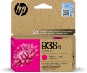 HP Oryginalny wkład z purpurowym atramentem 938e EvoMore