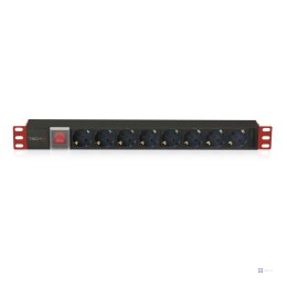 TECHLY LISTWA ZASILAJĄCA RACK 19 1U 250V/16A 8X SC