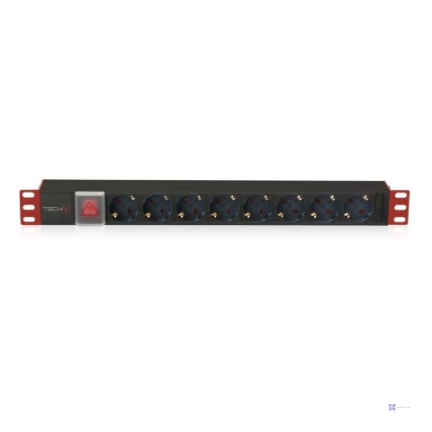 TECHLY LISTWA ZASILAJĄCA RACK 19 1U 250V/16A 8X SC