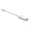 Adapter j5create mini DisplayPort to 4K HDMI Adapter (miniDP m - 4K HDMI f 125mm; kolor biały) JDA159-N