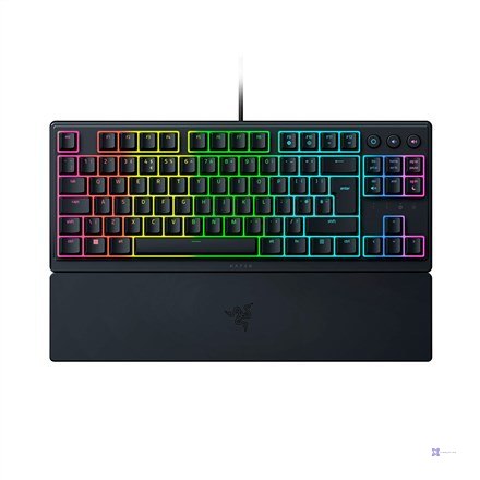 Razer | Ornata V3 bez klawiatury numerycznej | Klawiatura do gier | Przewodowe | Rosyjski | Czarny