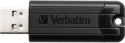 Verbatim PinStripe pamięć USB 256 GB USB Typu-A 3.2 Gen 1 (3.1 Gen 1) Czarny